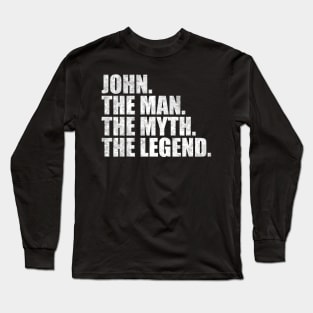 John Legend John Name John given name Long Sleeve T-Shirt